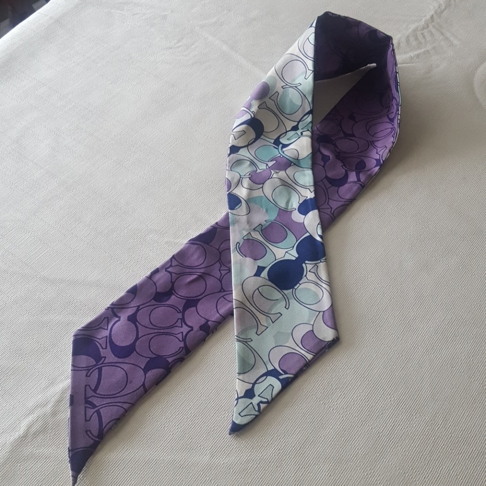 Coach pony/tie/scarf